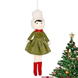 lyanny Weihnachtsbaumanhänger Puppen - Weihnachtsbaum Plüsch Anhänger Spielzeug Ornamente | Wohnaccessoires Für Tisch Fenster Kamin Vordach Eingangsbereich Innen- Und Außenbereich Wohnzimmer