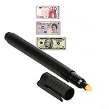 Falschgeld-Detektorstift zur Währungsprüfung - erkennt gefälschte Geldscheine mit klarer oder gelber Tintenmarkierung, kompatibel mit GBP USD