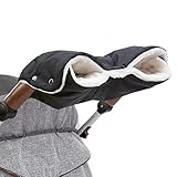 DIAOPROTECT Handwärmer Kinderwagen, Winddichte Kinderwagen Handwärmer mit Fleece-Design, Universal Atmungsaktive Handschuhe Kinderwagen, Wasserdichter Handmuff für Kinderwagen, Buggys, Fahrradanhänger