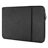 XRXYMQ Laptop Sleeve 15,6 Zoll Für Macbook Air Tasche Macbook Pro Tasche Mac Book Hülle Wasserdicht Laptop Schutzhülle Schwarz Laptophülle 15,6 Zoll Passt Mit Kleine Fach Kompatibel Für Acer/Asus/Sams
