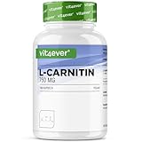 L-Carnitin - 180 vegane Kapseln - Hochdosiert mit 3000 mg pro Tagesportion - Premium: 100% L-Carnitin Tartrat ohne Zusätze - Laborgeprüft