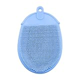 Reinigungsschwamm aus Silikon für die Küche – doppelseitige Spülbürste aus Silikonschwamm | Mehrzweck-Bürste für Arbeitsplatten, Töpfe,