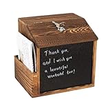 Spendenbox Holzgehäuse - Schloss Wandmontage, Klassisch Retro | Geldaufbewahrung Schwarztafel Sicherheit, Kirche Wohltätigkeit Veranstaltungen Büro Gemeindearbeit