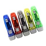 Supvox 5 Stück Taschenlampe Notfall Taschenlampe Handlicht Feuer Taschenlampe Notfall Licht LED Taschenlampe Kleine Taschenlampe Tragbare Taschenlampe Camping Taschenlampe