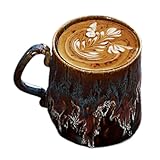 Ofen-Kaffeetasse, Ofen-Tassen aus Keramik, Espressotassen, die in den Ofen gewechselt werden können, Kiln Altered Glaze Craft Einzigartige Farben, spülmaschinenfeste und mikrowellengeeignete Teetassen
