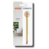 Wave Amtra Slim - Aquarienthermometer aus Glas, mit Saugnapf, schwimmend, genau und schnell