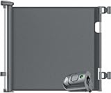 KIDIZ® Treppenschutzgitter Türschutzgitter ausziehbar 0-180CM | kindersicheres Treppengitter für Babys & Haustiere | Schutzgitter für Treppen & Türen Absperrgitter inkl. Bodenanker & Montagezubehör