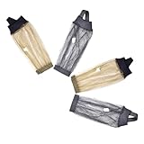 CONGARTENO 2 Paare Outdoor Socken Netzbezug Atmungsaktive Knielange Fußschützer für Camping Wandern Jagd Praktische Langlebige Insektenschutzbeinkleider für Herren und Damen