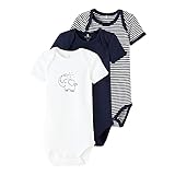 NAME IT Unisex Baby Nbnbody 3p Y/D Core Noos Schlafanzug, Dark Sapphire, 68 EU
