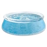 HAF® Swing Quick Up Pool in transparent mit den Maßen 244 x 76 cm | ca. 2.300 Liter Wasserkapazität | Selbstaufbauender & selbst tragender Swimming Pool | Gartenpool/Aufstellpool ohne Filterpumpe