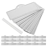 Veemoon 50 Stück beschriftung pflanzenschilder pflanzenstecker Markierungs-Tags pflanzschilder metall aluminum plant label aluminum plant tag Silver