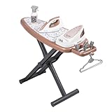 Smoby Tefal – Bügeltisch + Dampfbügelstation – Flasche, Kleiderbügel, Wäscheklammern inklusive – ab 3 Jahren