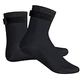 BESTonZON 1Paar Wasserdichte Badesocken für Herren Praktische Flossensocken für Tauchen Schwimmen und Wassersport für Schuhgröße und Rutschfest