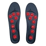Magnetische Massage-Einlegesohlen – waschbare Schuheinlagen, leichte, atmungsaktive Komfort-Einlegesohlen, lindern Fußbeschwerden, weiche, starke Polsterung, fördernd | Unterstützung für Arbeitsschuhe