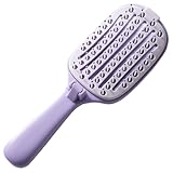 Haarbürste Mit Selbstreinigungsfunktion Für Frauen - Klappbares Gerät Zum Haarstyling | Antistatische Massage Bürste - Für Mädchen Damen Ehefrauen Mütter Zuhause Salon Hotel Profis Reisende Schwimmer