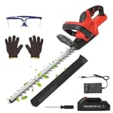 Akku Heckenschere für Makita 21V, Strauchschere Handheckenschere, Akkus Elektrischer Heckentrimmer mit Batterie, Profi Akku-Heckenschere für Trimmen im Park Garten (7500mAh*1)