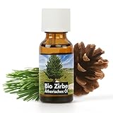 sagl.tirol Zirbenöl aus Zirbenholz 20ml [100% Bio] - Ätherische Öle Zirbe für Diffuser, Duftlampe, Raumlüfter und Zirbenspäne - Bio Duftöl Naturrein aus Zirbelkiefer I Diffuser Öl I Bio Zirbenöl 20ml