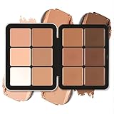 Professionelle farbkorrigierende Concealer-Creme, 12 Farben, Concealer-Foundation-Palette, langanhaltendes Make-up und Korrektor für dunkle Augenringe, Akne und Hautunreinheiten, reduziert Rötungen