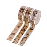 SHINEOFI 3 Stück Fotoalbumband Zeitschrift Sammelalbum Aufkleber Farbig Papier Streifen Schmücken Tagebuch Klebeband Buchalbum Klebeband Sammelklebeband