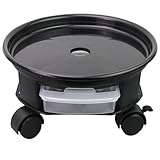 NPXUAMTJ Bewegliches Behältertablett Mit Rad Robustes Gerolltes Pflanzenregal Quadratische Innenstütze Für Die Lagerung Balkon Gartenarbeit Outdoor Innenbereich Bewegliches Pflanzgefäßtablett