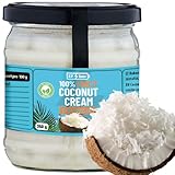 EP Bar Coconut Cream 100% Natürlich Kokoscreme mit Knackigen Kokosflocken | 350g | Vegan, Naturbelassen ohne Zusatzstoffe | Kokosmus Ohne Zucker, Gesund Kokosfett, Kokosnusscreme