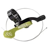 Einstellbare Mountainbike Sattelstütze, Dropper Remote Hebel, Bicycle Seatpost Lever Controller, Aluminiumlegierung Fahrrad Sattelstütze Dropper Fahrrad Sattelstütze Hebel Fernbedienung 22cm