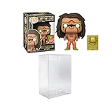 Funko Pop! WWE: Hall of Fame - Ultimate Warrior with Plaque GameStop Exclusive Bundled with a Byron's Attic Protector