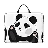 Funny Panda Laptop-Hülle, 35,6 cm (14 Zoll) Laptophülle, Computer-Tragetasche für 14-Zoll-Notebooks