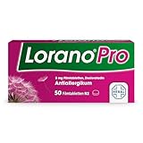 Lorano®Pro 5 mg bei Allergie – Keine Allergietablette ist stärker* | 50St | Die Allergietabletten für alle Heuschnupfen-Symptome | Macht nicht schläfrig***