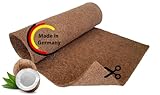 Kokosmatte 140 x70 x1,5 cm aus Kokosfasern einseitig mit Naturlatex besprüht Winterschutz Kälteschutz Nagerteppich Naturprodukt Pflanzenschutz