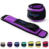 Yes4All 09SM Neopren Gewichtsmanschetten, 1,4 KG Paar = 2 * 0,7 KG, Lila