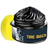 Reifenpolitur Paste - Reifenwartungs- und Beschichtungspaste - Automobilzahlenschichtpaste 50G Auto Reifen rostbeweis