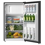 Comfee RCD80DK3(E) Kühlschrank mit Gefrierfach/ 80L Kleiner Kühlschrank/mit 12 L Gefrierfach/ -18 °C bis -8 °C/ 4-Sterne-Gefrierschrank-Bewertung/Inverter-Kompressor/Einstellbare Temperaturregelung