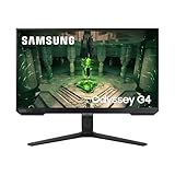 Samsung Odyssey G4B Gaming Monitor LS25BG400EU, 25 Zoll, IPS-Panel, Full HD-Auflösung, AMD FreeSync Premium, G-Sync kompatibel, 1 ms (G/G) Reaktionszeit, Bildwiederholrate 240 Hz, Schwarz