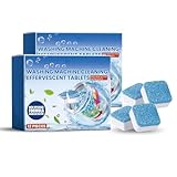 Waschmaschinenreiniger, Waschmaschine Dishwasher Tablets, Waschmaschine Deep Cleaning Tablet, 12 Stück Geschirrspültabs Hygienespüler Wäsche für Waschmaschines Hygiene Reinigung (2)