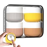 Xvilmaun Reisegröße Behälter, 4 Stück Auslaufsichere Kleine Reise Toilettentaschen Flaschen, 50ml Aufbewahrung Für Lotion Gesichtsreiniger Kosmetik Medikamente