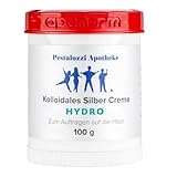 Pestalozzi Apotheke Kolloidales Silber Creme Hydro (100g) aus Apotheken-Herstellung - weniger Fettanteil, leichter aufzutragen - Silbercreme hydro