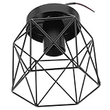 Lurrose 1Stück Eisen Deckenleuchte Für Innenräume Stilvolle Ganglampe Dekorative Deckenlampe Für Wohnzimmer Oder Schlafzimmer Einfache Installation Langlebig