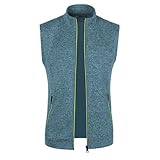 Generisch Herren Leichte Softshell Weste Ärmellos Weste Anglerweste Atmungsaktives Oberteil Steppweste Mit Taschen Leichte Arbeitsweste Slim Fit Softshellweste Multifunktionsweste