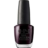 OPI Nail Lacquer Black Cherry Chutney – Nagellack schnelltrocknend, splitterfest und ergiebig – bis zu 7 Tage Halt – mit extra breitem ProWide Pinsel