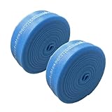 Randstreifen 50 Meter Randdämmstreifen für Fußbodenheizung | 150 x 8 mm | 2 Rollen | mit Folienlasche | Randdämmstreifen selbstklebend Randdämmung | Fussbodenheizung | Blau | haltbares