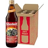 RABENHORST Schwarzer Johannisbeer-Nektar BIO 6er Pack (6 x 700 ml) - Fein-herber Nektar mit mindestens 35% Fruchtgehalt und natürlichem Vitamin C