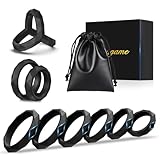 8 Größen Penisring Sexspielzeug Sex Spielzeug für die Männer Paare Extrem Sex Toys Penisringe Penis Ring Sex Toyset für Man Cockring Cockringe Silikon Hodenringe für den Mann Love Rings Sex Ring