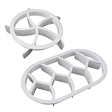 2 Stück Brotstempel,Teiliges Teigpressen-Set,Brötchenausstecher Kunststoff Semmeldrücker,Brötchenstempel Brot Set,Brot Backen Zubehör Brotstempel,Brotdrücker Werkzeug,Semmeldrücker für Stempel