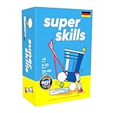 Super Skills - Deutsch - Das lustige Gesellschaftsspiel für Kinder, Jugendliche & Erwachsene - Partyspiele mit Vielfältigen Herausforderungen Jungen & Mädchen - Brettspiel