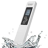 Mesee Wasserqualitätstest Meter, 3 in 1 LCD Digital Wasserqualität Tester Wasser Tester, TDS EC Wassertester Hoher Genauigkeit für Trinkwasser, Pool, Aquarium, Fischteich und Schwimmbad