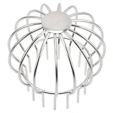 LIFKOME Dach boden ablauf netz abdeckung extern Dachrinne Abflüsse aus Bußgeld laubfangsieb abfluss abdeckung Abflusssieb gitterschutz Bodensieb Dachsiebabdeckung Rostfreier Stahl Silver