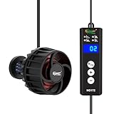 hygger 3000LPH DC Aquarium Strömungspumpe Wavemaker, 6W Einstellbare Umwälzpumpe Wellenpumpe Magnetischer Antriebskopf für 15-189L Fischtank,4 Wave Modes