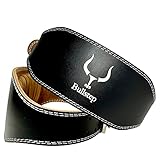 Bullstep - Gewichthebergürtel Herren Und Damen | Lifting Belt 100% Rindsleder | Gym Gürtel Mit Schnalle | Weightlifting Belt Für Bodybuilding, Krafttraining, Gewichtheben, Powerlifting, Deadlift