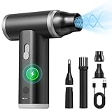 Mapille Elektrische Staubgebläse, 110000 U/min Compressed Air Duster mit Reinigungsbürste, USB Wiederaufladbar Druckluftspray PC Reinigungsset, für PC, Sofa, Auto, Tastatur, Kamera